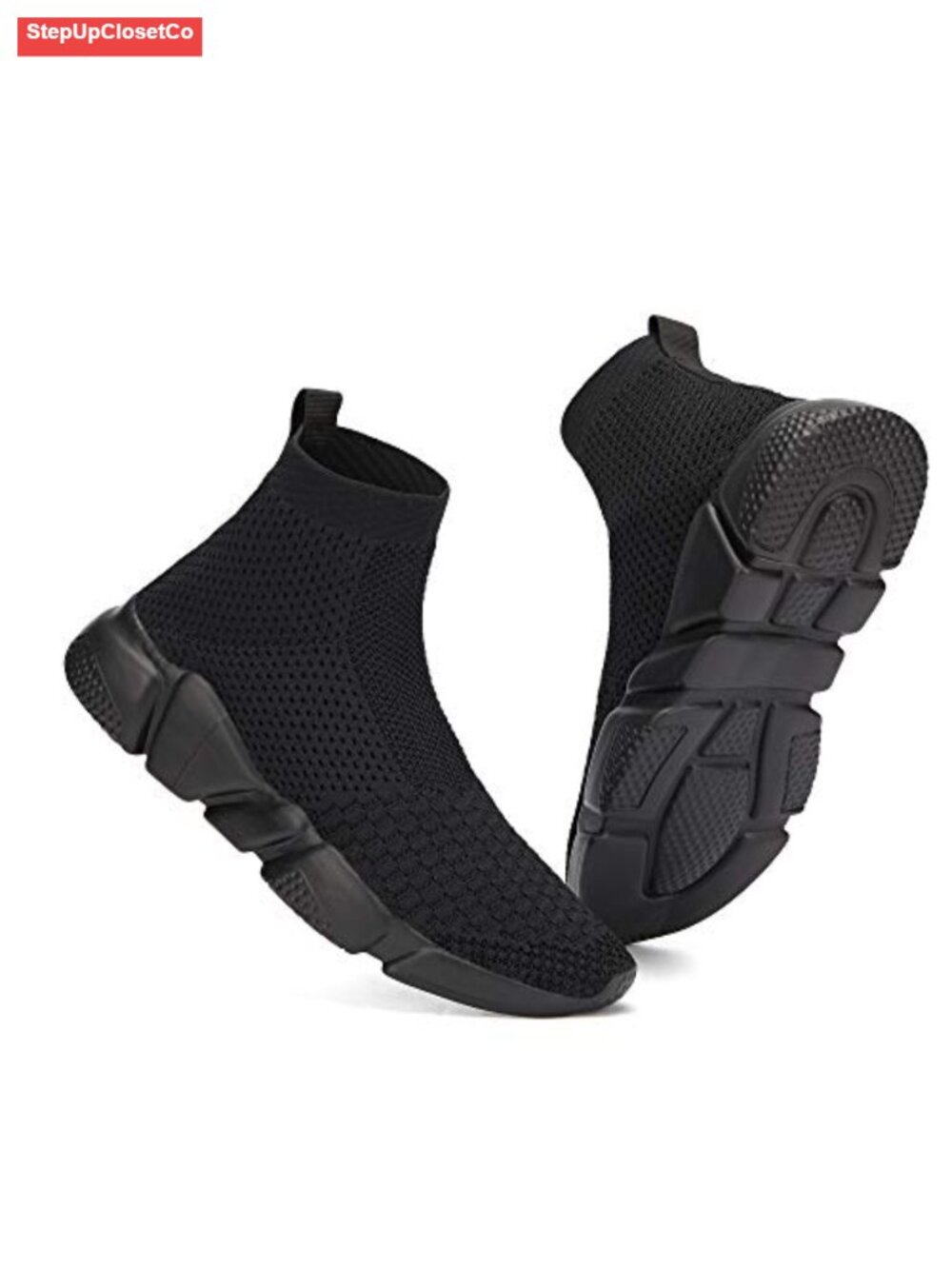 Women's Slip On Lightweight Breathable Knit Running Shoes for Walking Gym